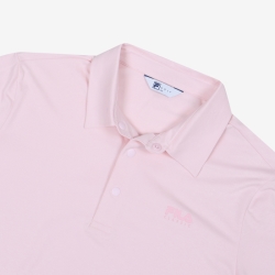 Fila Golf - Miesten Poolopaita - Pinkki | FI-53593